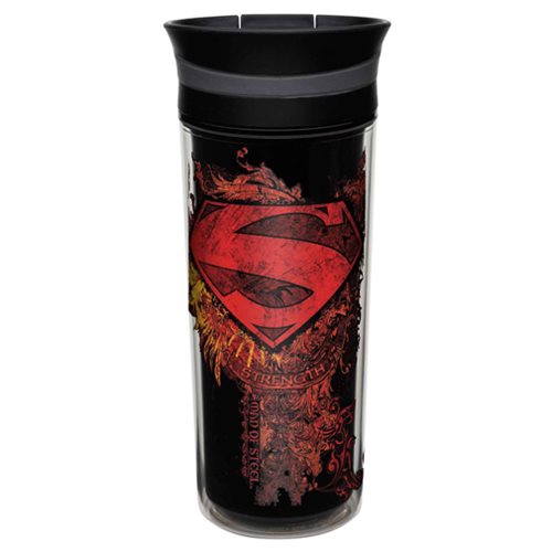 Superman 16 oz. Insulated Travel Mug